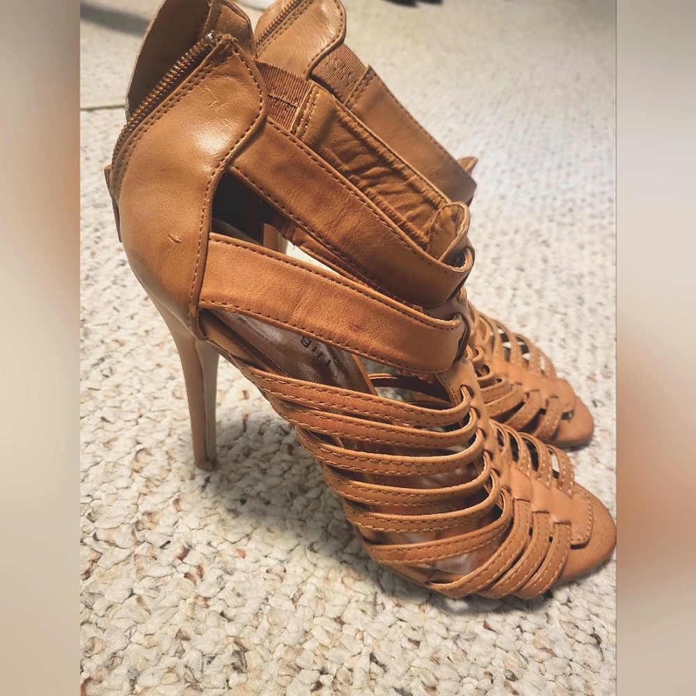 Strappy heels